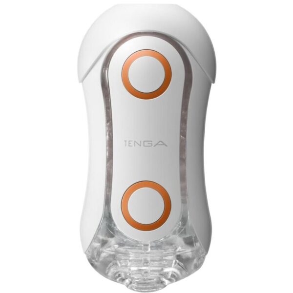 Tenga - Flip Orb Strong Masturbador Crash Blanco Y Naranja
