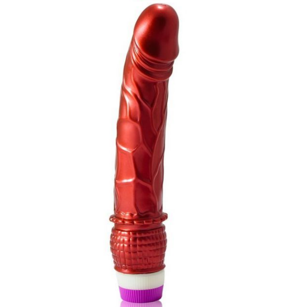 Baile - Vibrador Rojo Realistico 23 Cm