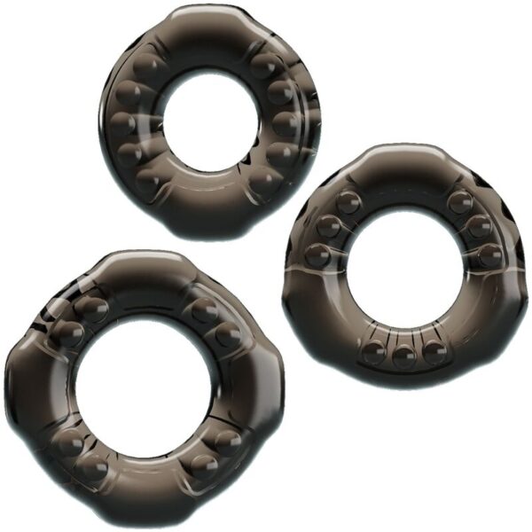 Baile - Cock Rings Yvonne Set 3 Anillos Pene
