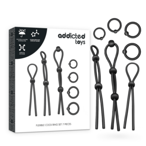 Addicted Toys - Kit De 7 Anillas Silicona Flexible