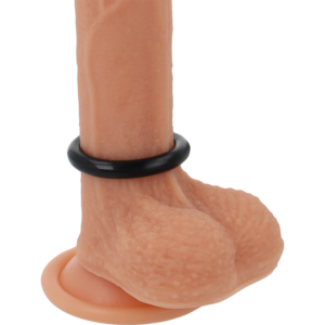 Powering - Super Flexible Y Resistente Anillo Pene  3.5cm Negro