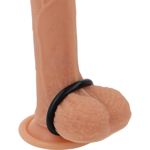 Powering - Super Flexible Y Resistente Anillo Pene  3.5Cm Negro - Imagen 2