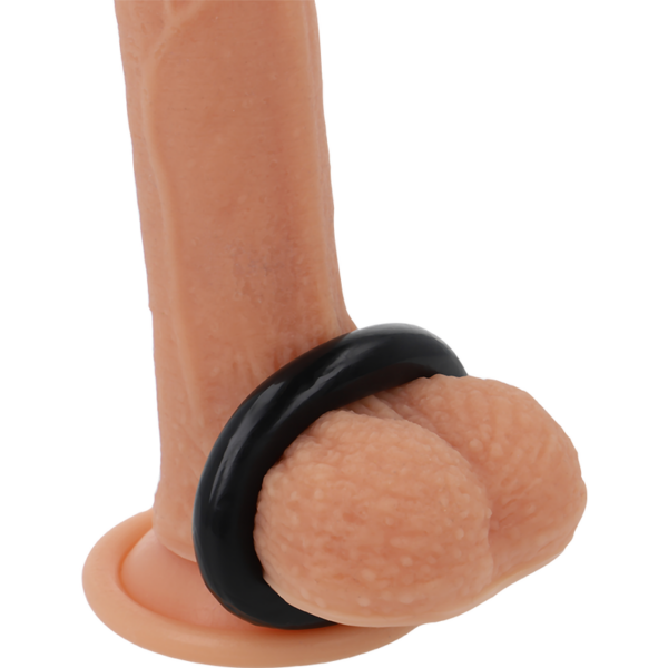 Powering - Super Flexible Y Resistente Anillo Pene  4.8Cm Pr05 Negro - Imagen 2