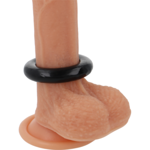 Powering - Super Flexible Y Resistente Anillo Pene  4.8cm Pr05 Negro