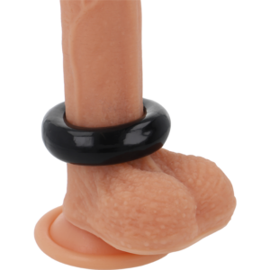 Powering - Super Flexible Y Resistente Anillo Pene  5.5cm Pr06 Negro