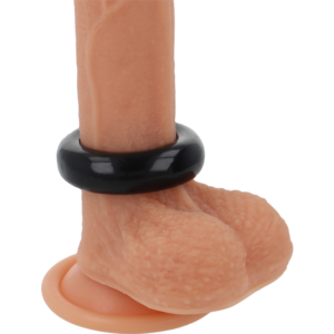 Powering - Super Flexible Y Resistente Anillo Pene  5cm Pr03 Negro