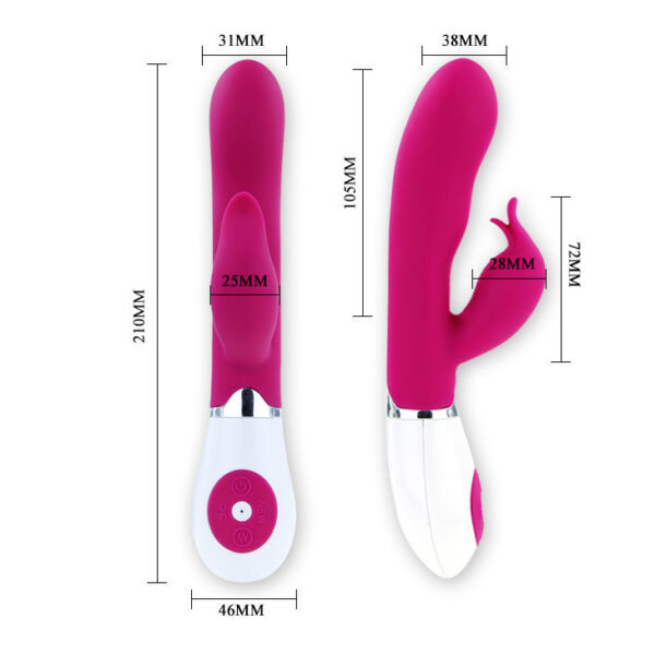 Pretty Love - Flirtation Vibrador Con Estimulador Felix - Imagen 6