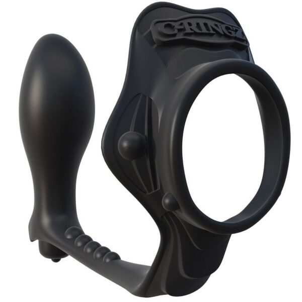 Fantasy C-Ringz - Rock Hard Anillo Potenciador Con Plug Anal