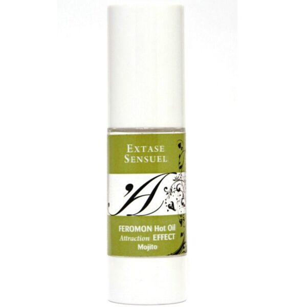 Extase Sensual - Aceite Masaje Efecto Calor Con Feromonas Mojito 30 Ml - Imagen 2