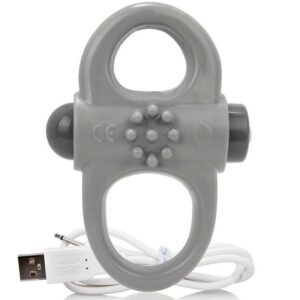 Screaming O - Anillo Vibrador Recargable Yoga Gris