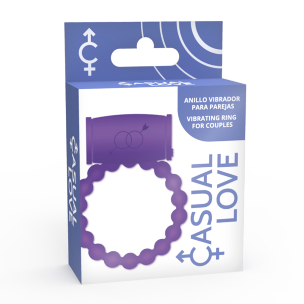 Casual Love - 25 Anillo Vibrador Parejas Violeta - Imagen 4