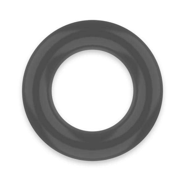 Powering - Super Flexible Y Resistente Anillo Pene  4.8Cm Pr05 Negro - Imagen 3