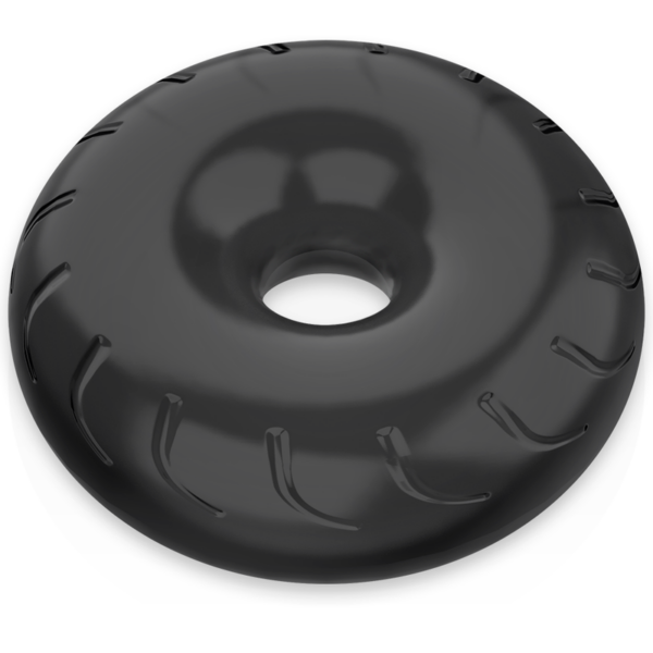Powering - Super Flexible Y Resistente Anillo Pene  5Cm Pr08 Negro - Imagen 6