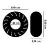 Powering - Super Flexible Y Resistente Anillo Pene  5cm Pr08 Clear - Imagen 4