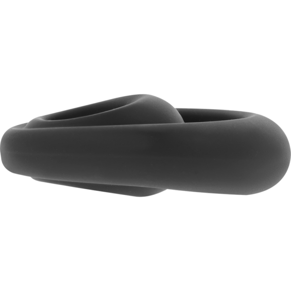 Powering - Super Flexible Y Resistente Anillo Pene Y Testiculos  Pr14  Negro - Imagen 5
