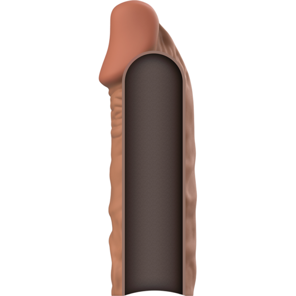 Virilxl - Extension De Pene Liquid Silicone V5 Marron - Imagen 4