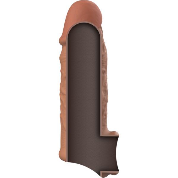 Virilxl - Extension De Pene Liquid Silicone V7 Marron - Imagen 4