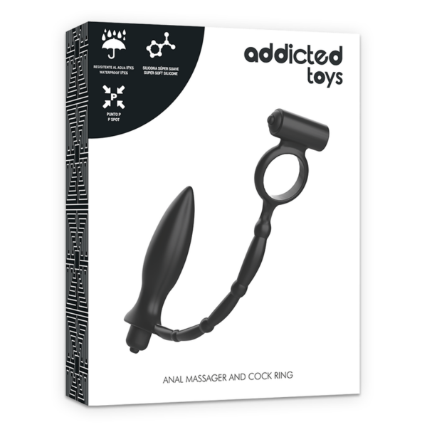 Addicted Toys - Plug Anal Con Anillo Vibrador - Imagen 6