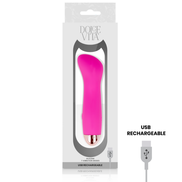 Dolce Vita - Vibrador Recargable One Rosa 7 Velocidades - Imagen 4
