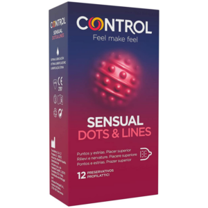 Control - Sensual Dots &Amp; Lines Puntos Y Estrias 12 Uds