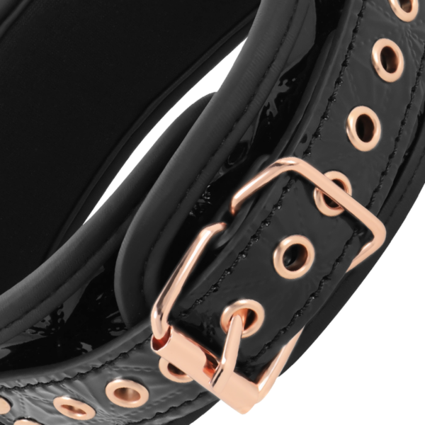 Begme - Black Edition Collar Cuero Vegano Con Forro De Neopreno - Imagen 5