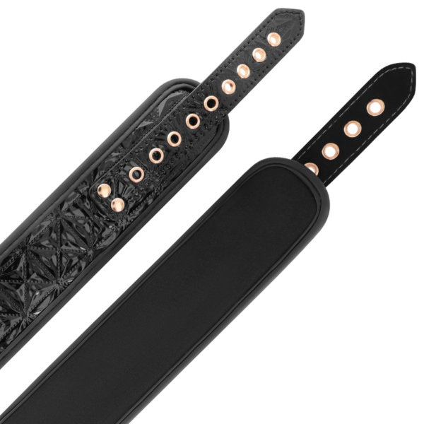 Begme - Black Edition Collar Con Cadenas Y Pinzas Pezones Con Forro De Neopreno - Imagen 3