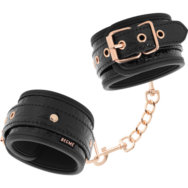 Begme - Black Edition Esposas Para Tobillos Con Forro De Neopreno