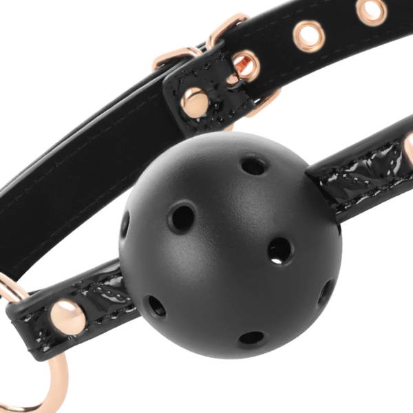Begme - Black Edition Mordaza Cuero Vegano - Imagen 4