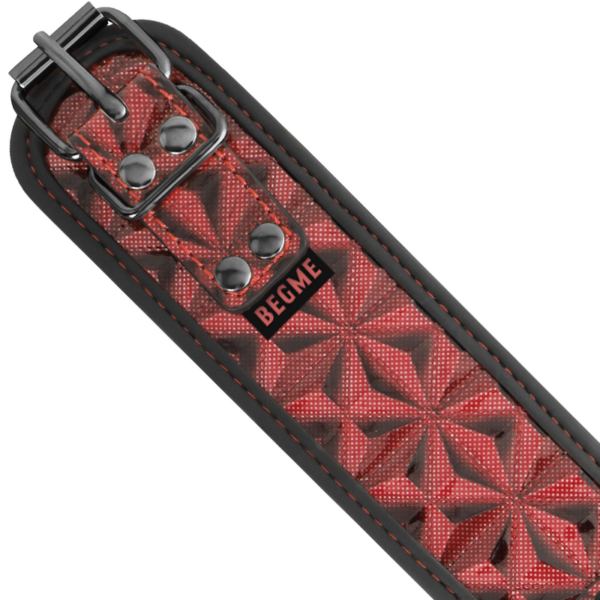Begme - Red Edition Collar Con Cadenas Y Pinzas Pezones Con Forro De Neopreno - Imagen 5