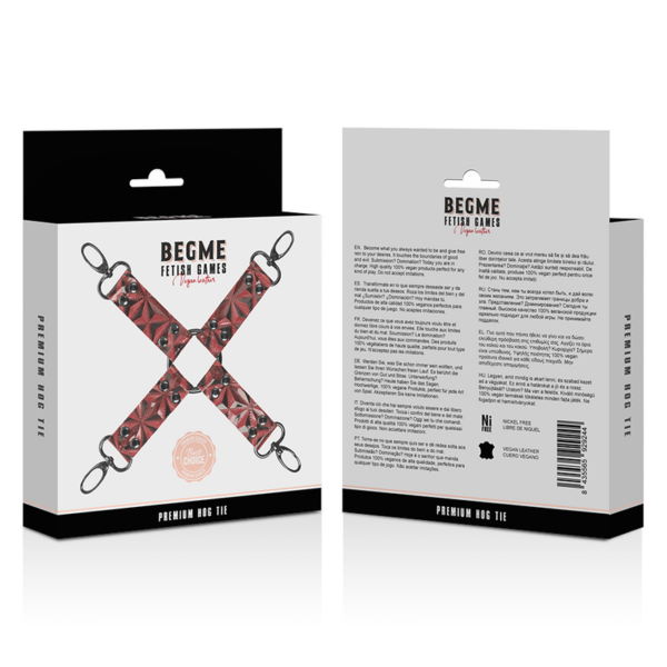 Begme - Red Edition Hog Tie Cuero Vegano - Imagen 5