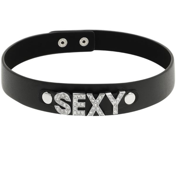 Coquette Chic Desire - Choker Cuero Vegano Sexy - Imagen 3