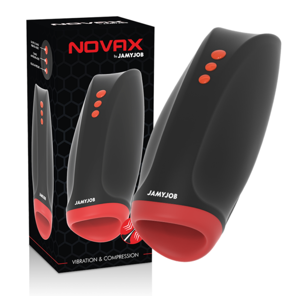 Jamyjob - Novax Masturbador Con Vibracion Y Compresión - Imagen 6