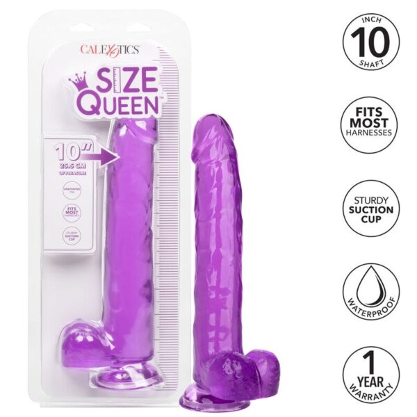 Calexotics - Size Queen Dildo Lila 25.5 Cm - Imagen 2