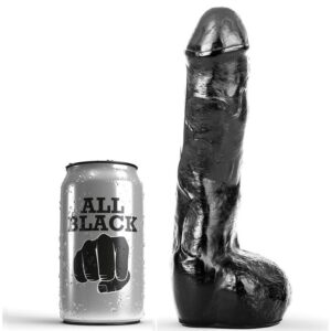 All Black - Pene RealÍstico Anal 20 Cm