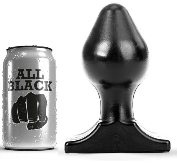 All Black - Anal Plug 16X8 Cm