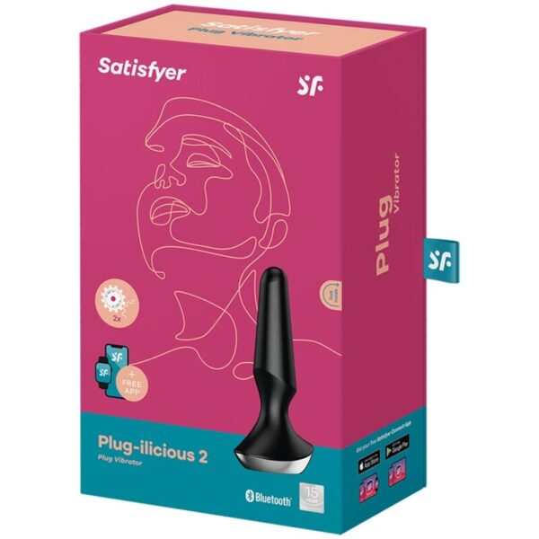 Satisfyer - Plug Ilicious 2 Plug Vibrador Negro - Imagen 5