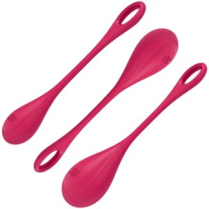 Satisfyer - Yoni Power 1 Kit De Entrenamiento Rojo