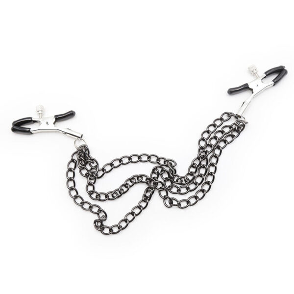 Ohmama Fetish - Pinzas Pezones Con Cadenas Negras - Imagen 2