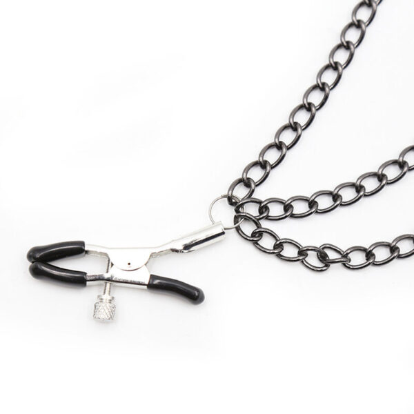 Ohmama Fetish - Pinzas Pezones Con Cadenas Negras - Imagen 5