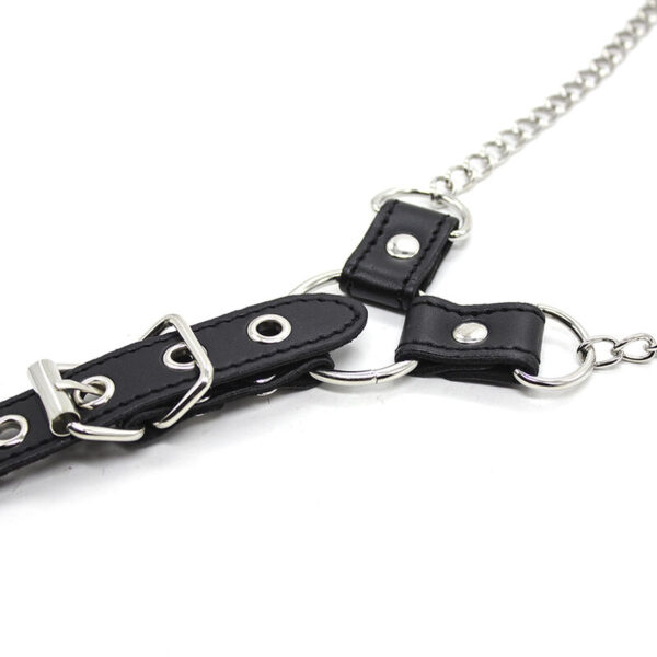 Ohmama Fetish - Pinzas Pezones Con Cadenas Y Anillo Pene - Imagen 2
