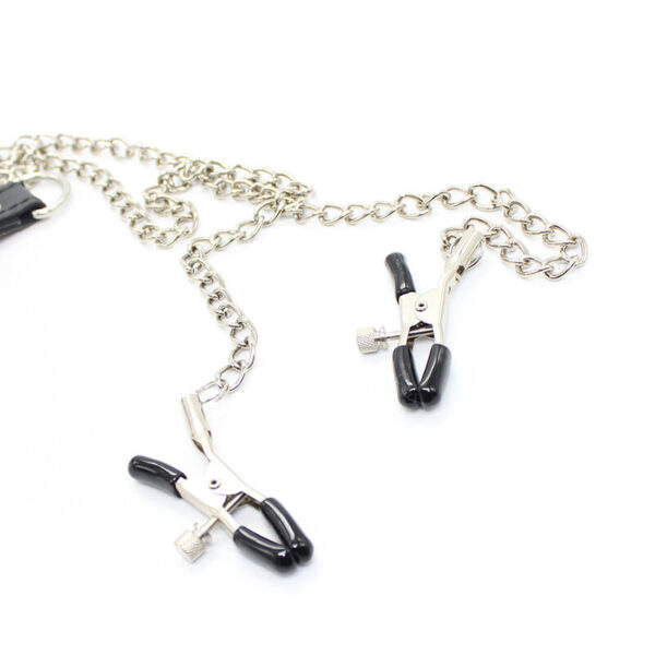 Ohmama Fetish - Pinzas Pezones Con Cadenas Y Anillo Pene - Imagen 5