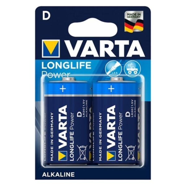 Varta - Longlife Power Pila Alcalina D Lr20 Blister*2