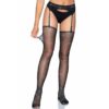 Leg Avenue - Medias Brillantes Con Liguero Talla Unica - Imagen 5