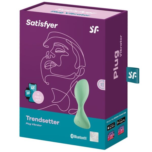 Satisfyer - Trendsetter Plug Vibrador App Negro - Imagen 8