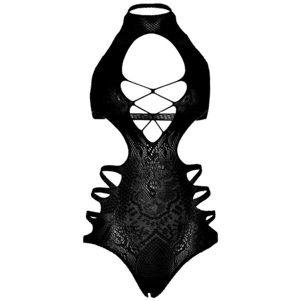Leg Avenue - Body De Encajes Talla Unica - Negro - Imagen 6