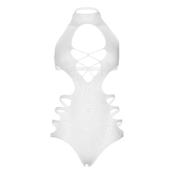 Leg Avenue - Body De Encajes Talla Unica - Blanco - Imagen 6