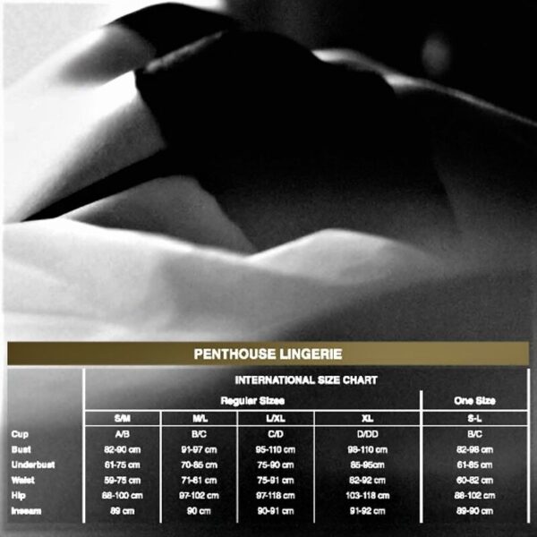 Penthouse - Catch Me Panties Negro S/M - Imagen 8
