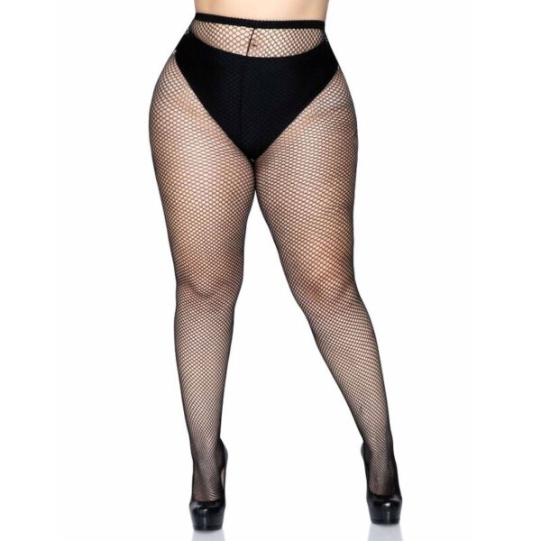 Leg Avenue - Medias En Red Talla Grande - Imagen 3