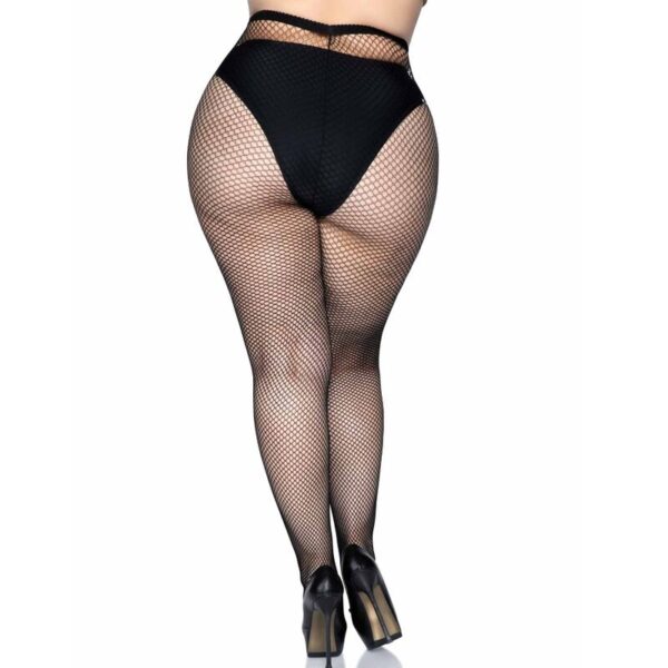 Leg Avenue - Medias En Red Talla Grande - Imagen 4