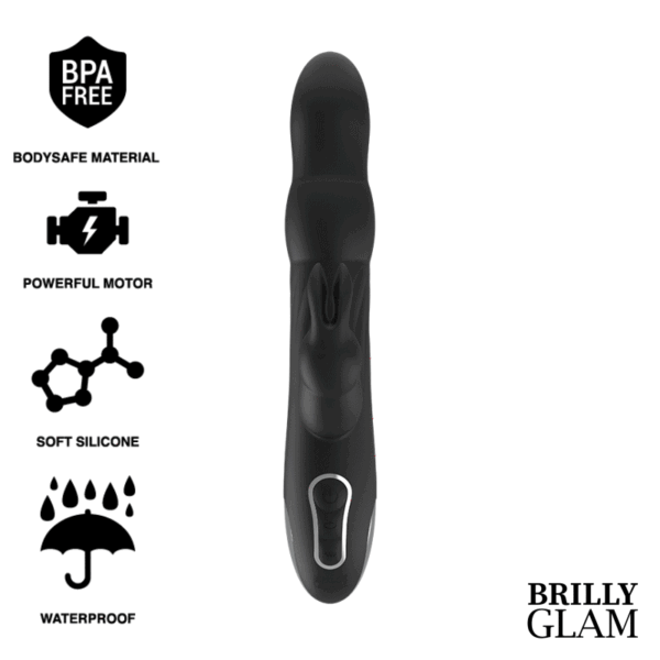 Brilly Glam - Moebius Rabbit Vibrator &Amp; Rotator Compatible Con Watchme Wireless Technology